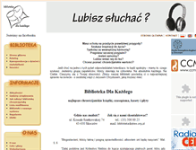 Tablet Screenshot of biblioteka.skoczow.pl