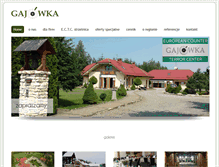 Tablet Screenshot of gajowka.skoczow.pl